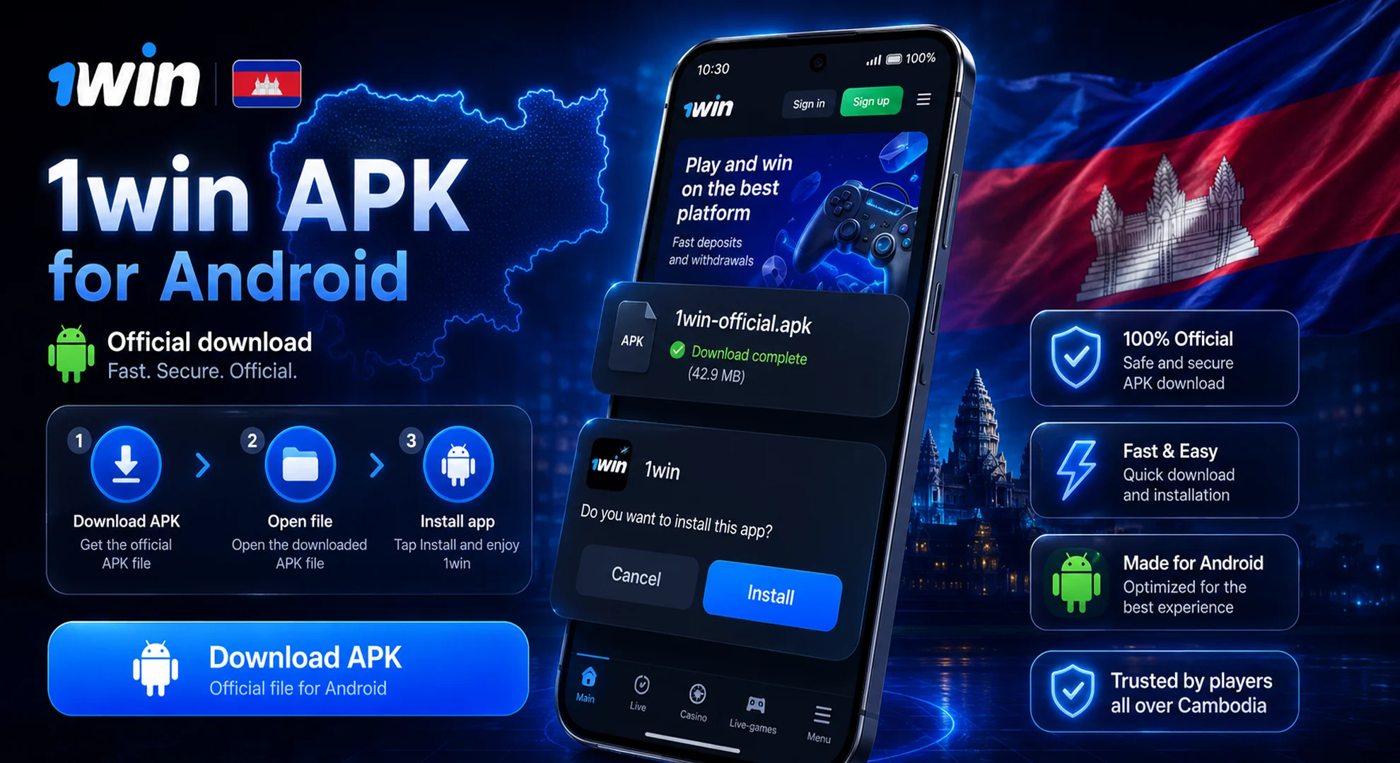 1win APK Android Cambodia